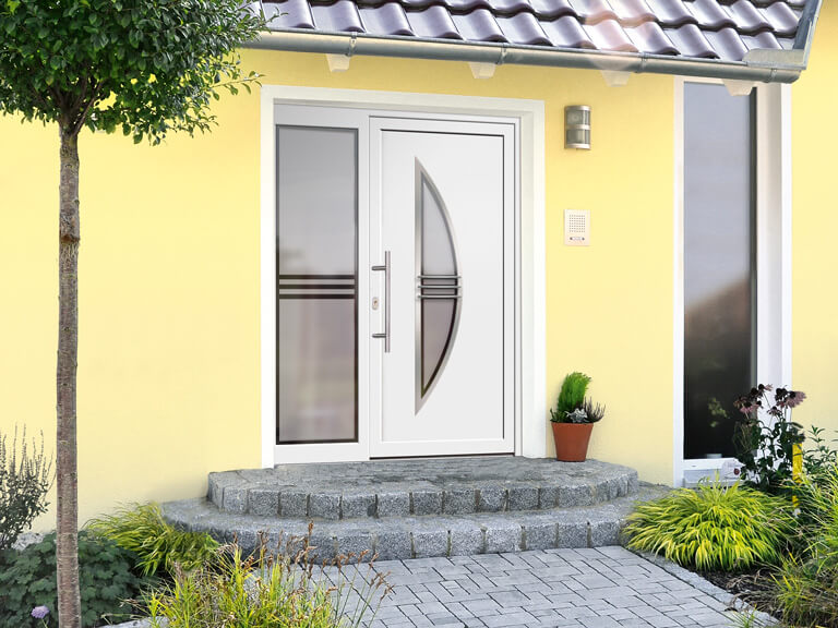Außenansicht einer Haustür