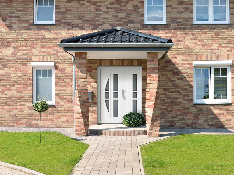 Nahaufnahme einer Haustür